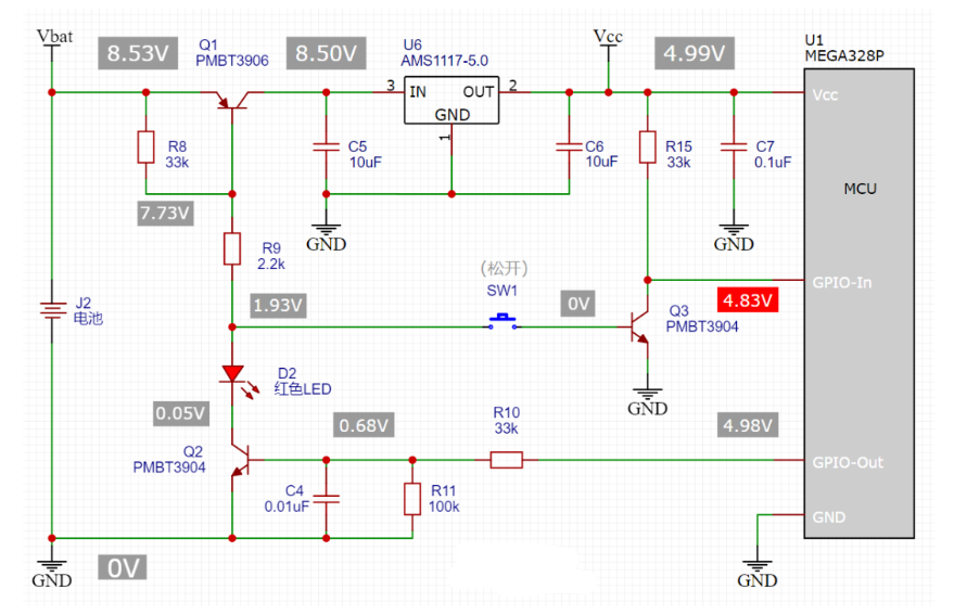 一鍵開(kāi)機(jī) 關(guān)機(jī)電路
