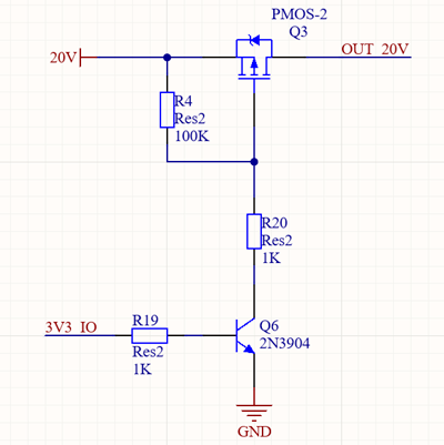 小電壓控制大電壓開關(guān)電路圖